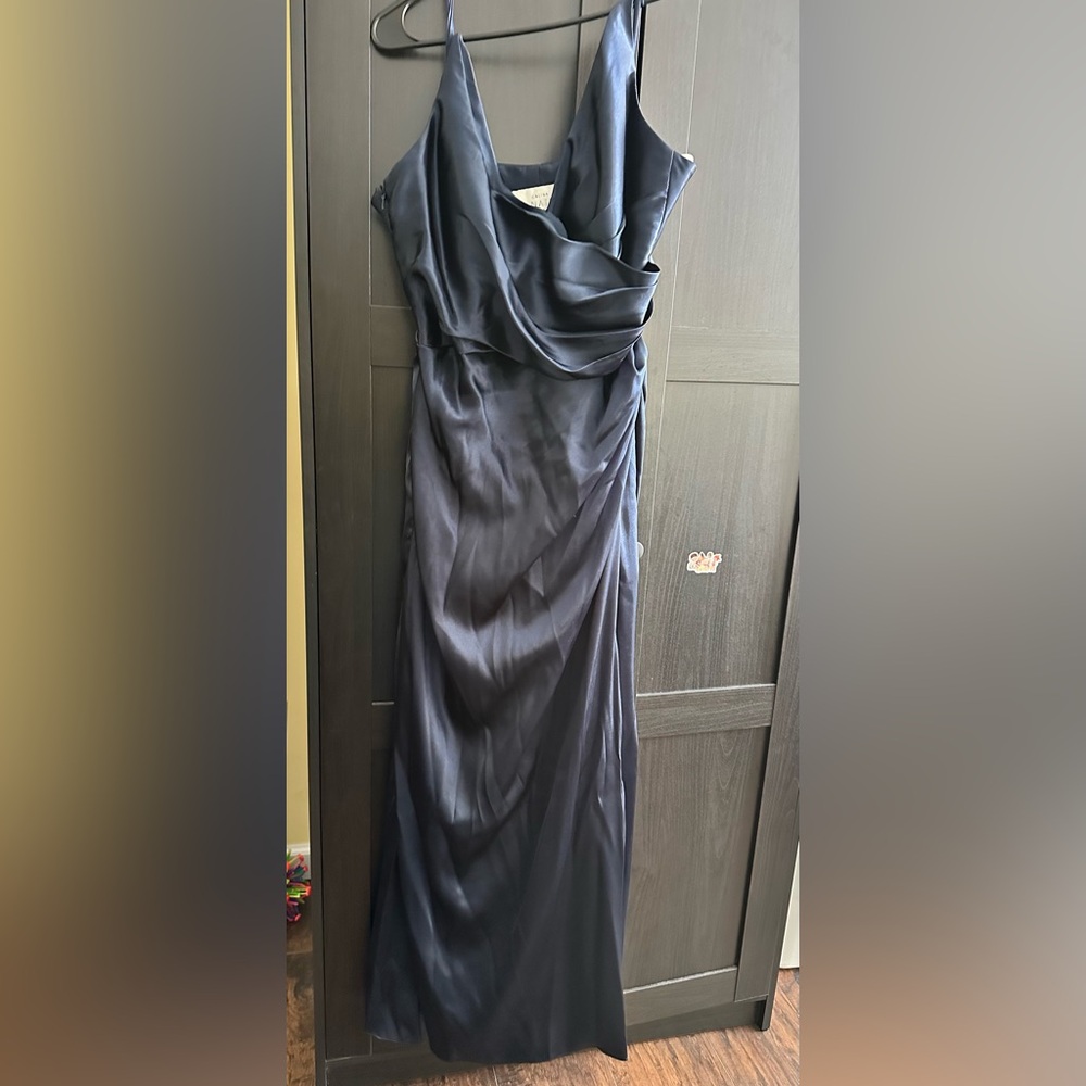 Sophisticated Midnight Blue Maxi Dress